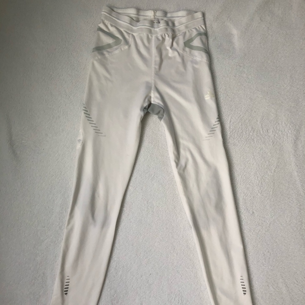 white adidas climax cool men’s compression pants